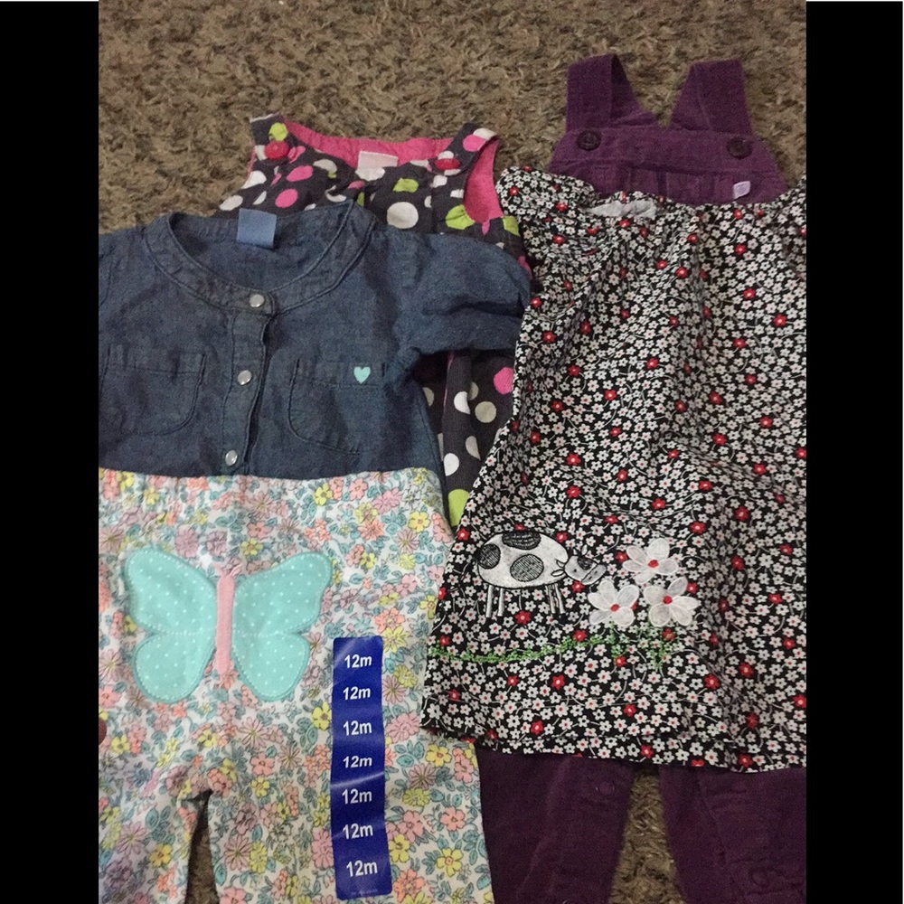 Lot of size 12/18months girl clothes